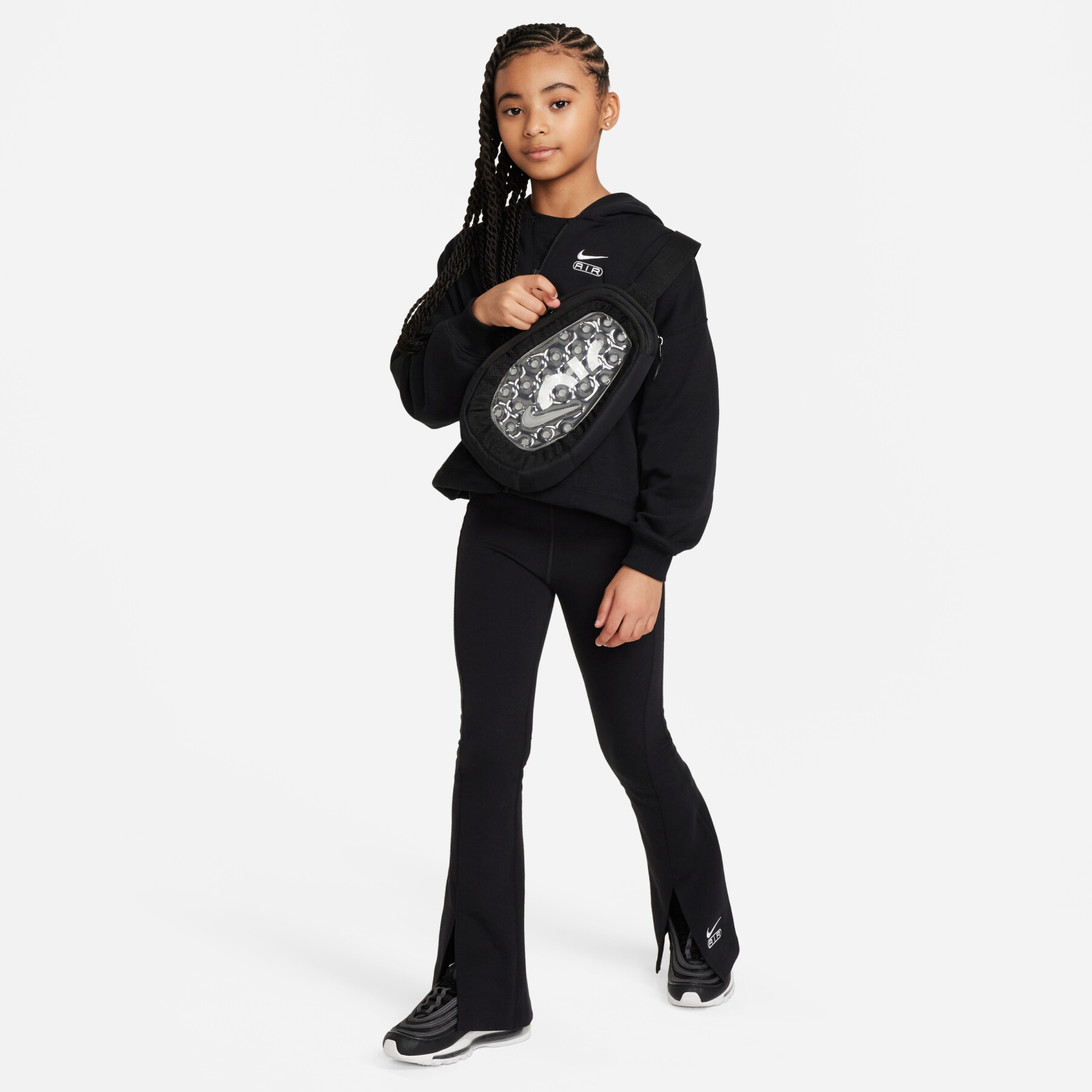 Zip-up hoodie voor meisjes Nike Air