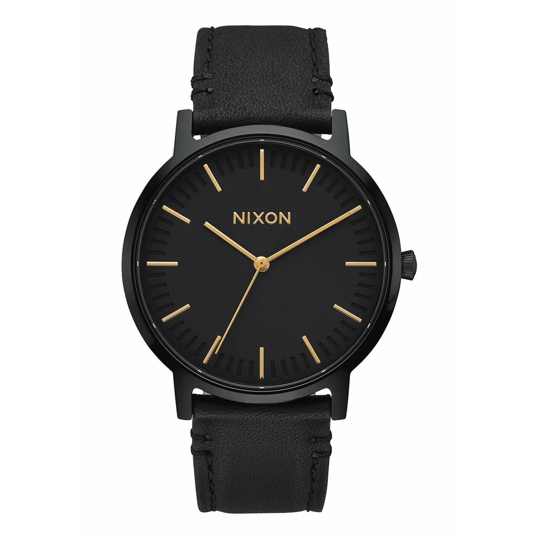 Horloge van leer Nixon Porter