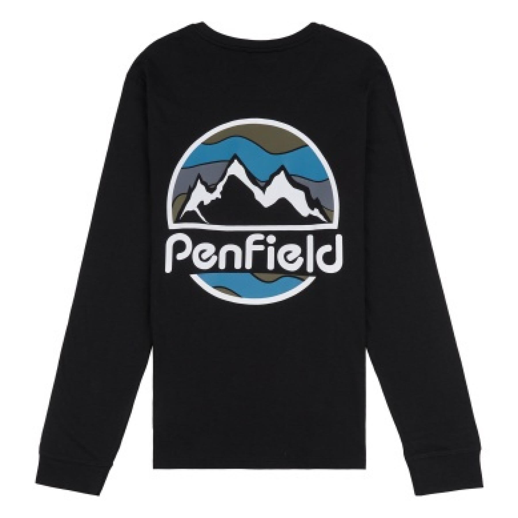 T-shirt met lange mouwen Penfield back circular