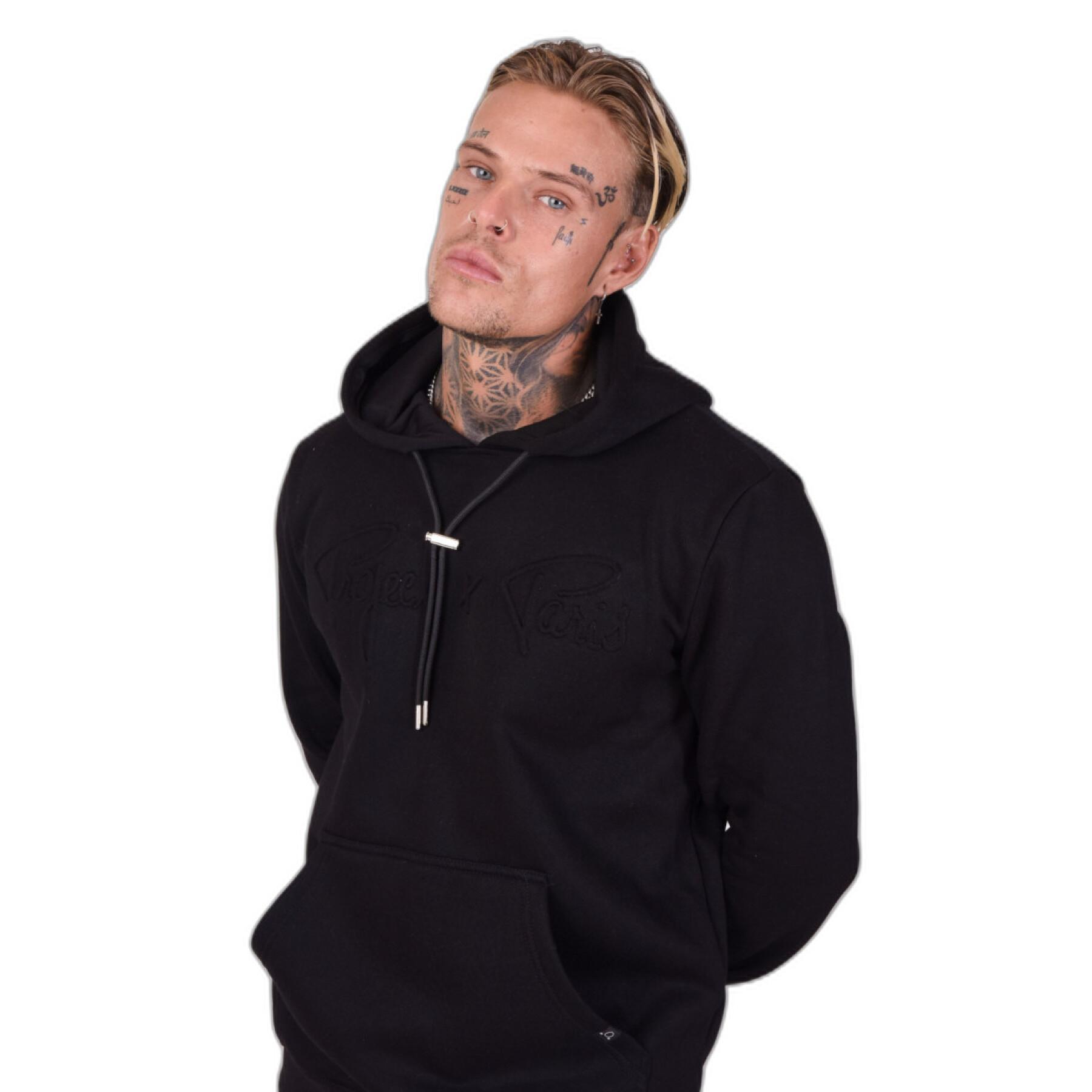 Sweatshirt hoodie met logo in reliëf Project X Paris