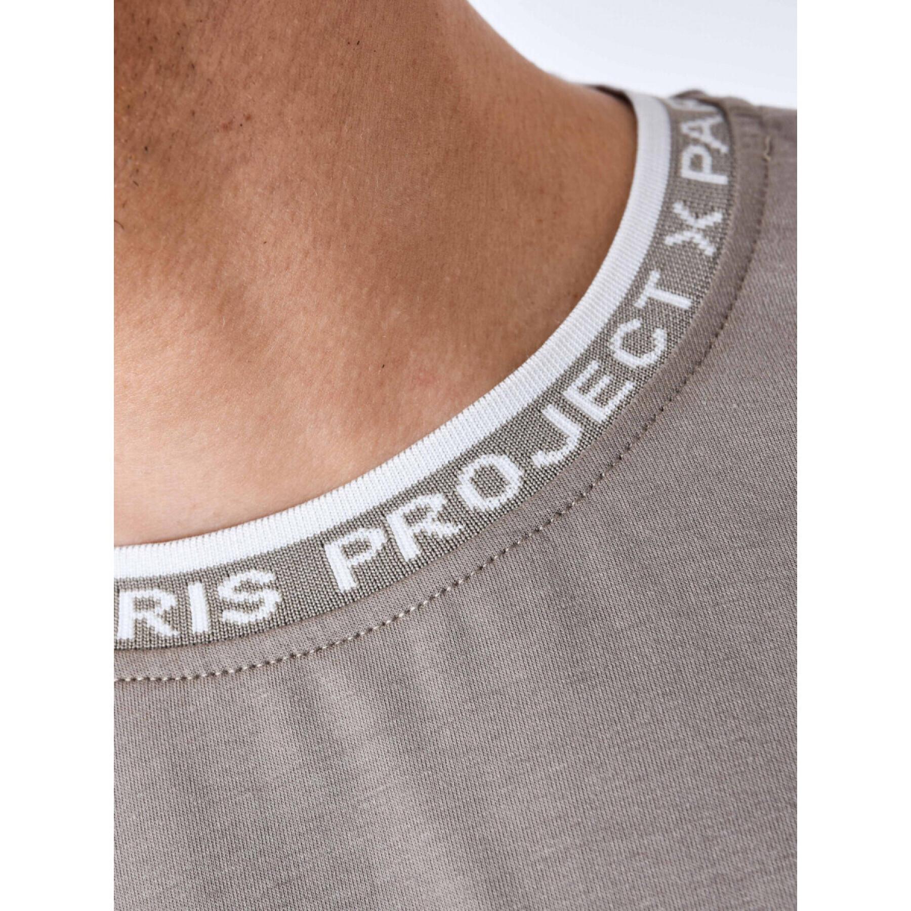 Geborduurd logo T-shirt Project X Paris