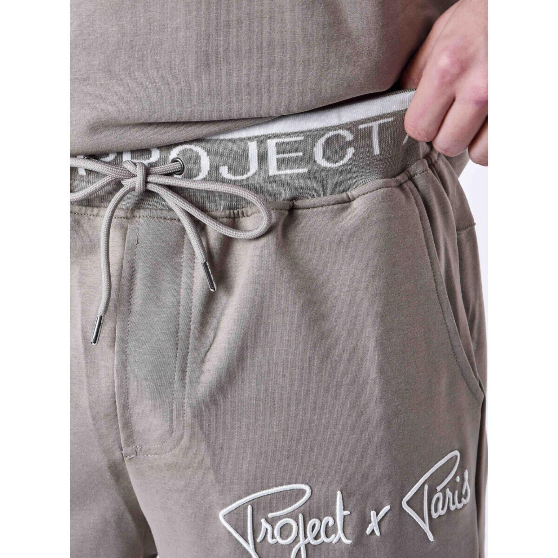 Shorts met geborduurd logo Project X Paris