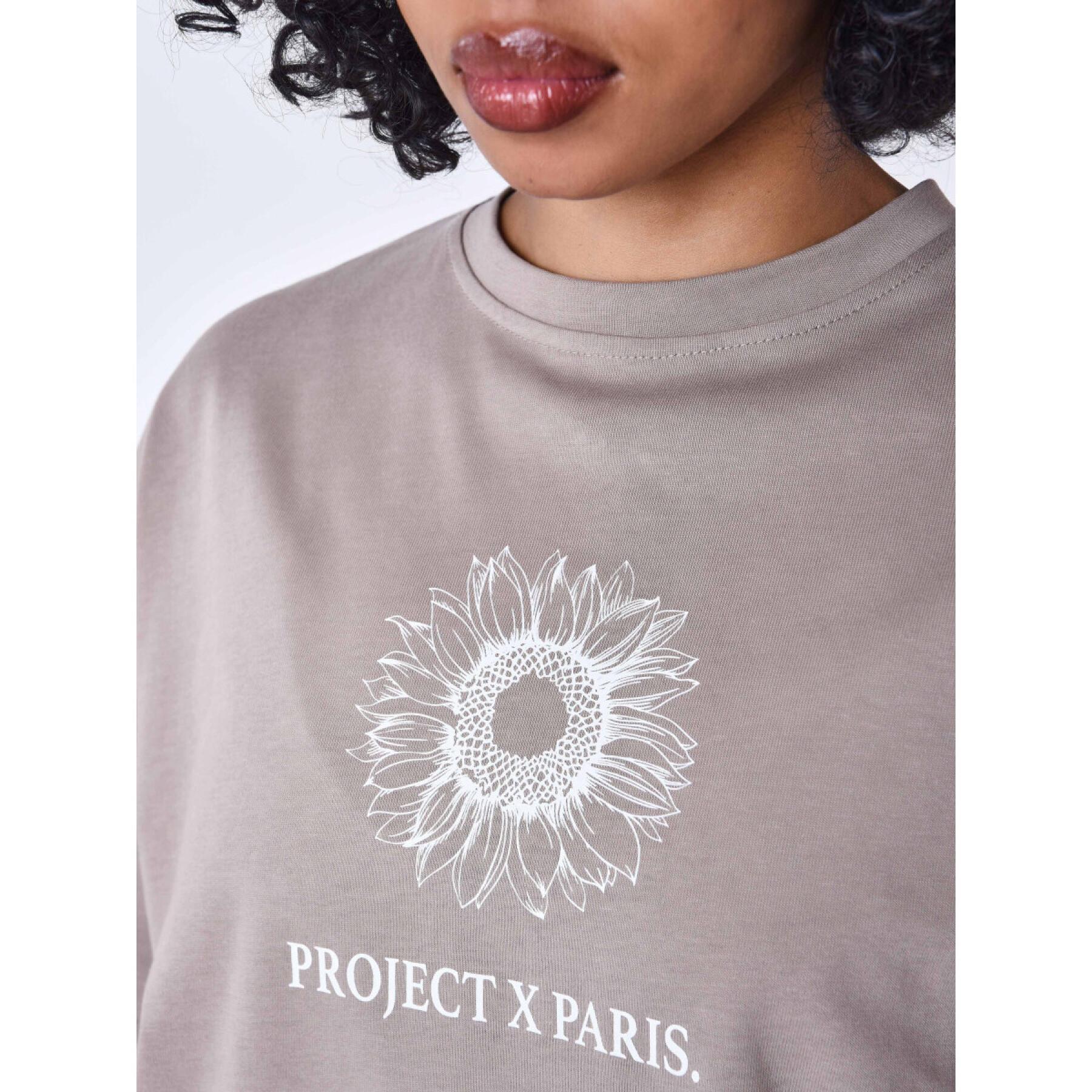 Gebloemd dames-T-shirt Project X Paris