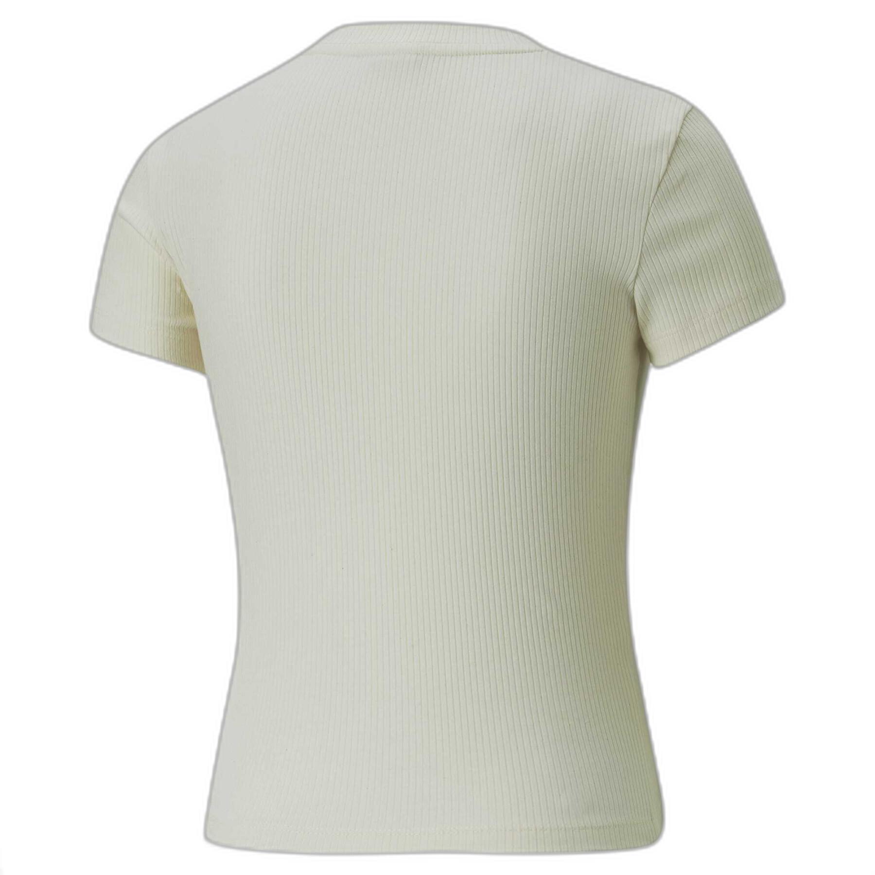 Slim-fit T-shirt voor dames Puma Classics Ribbed