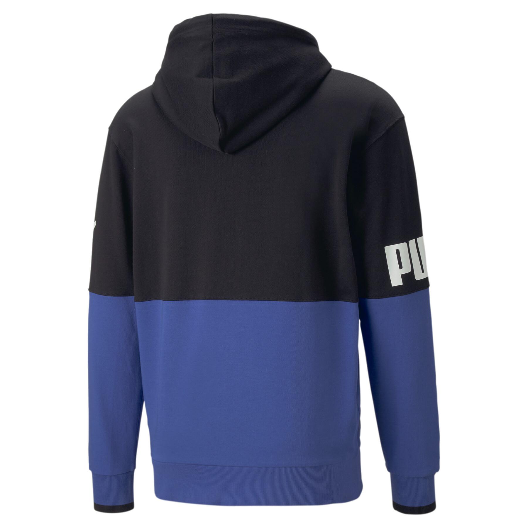 Sweatshirt Puma met rits Power Colorblock