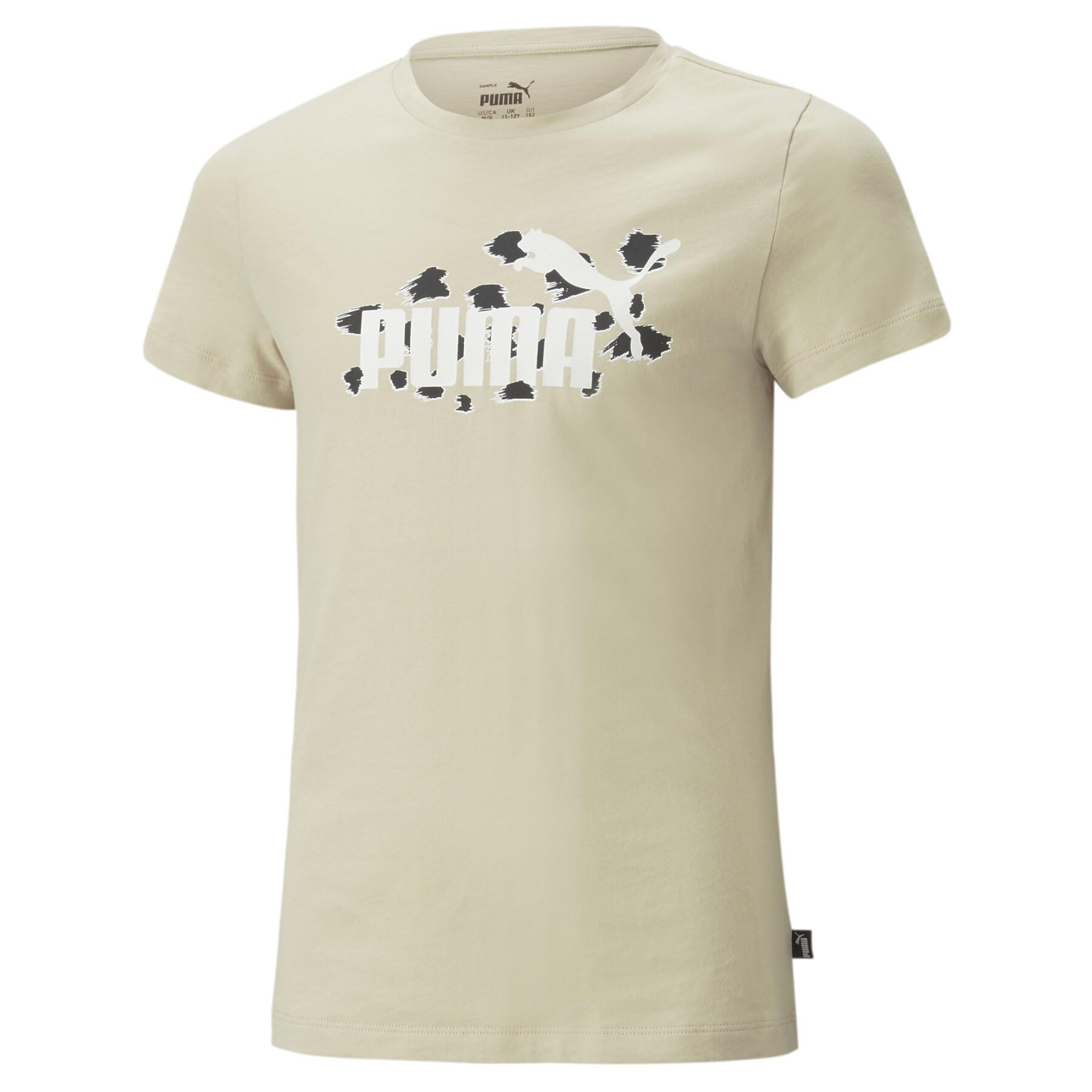 Meisjes-T-shirt met dierenprint Puma ESS+