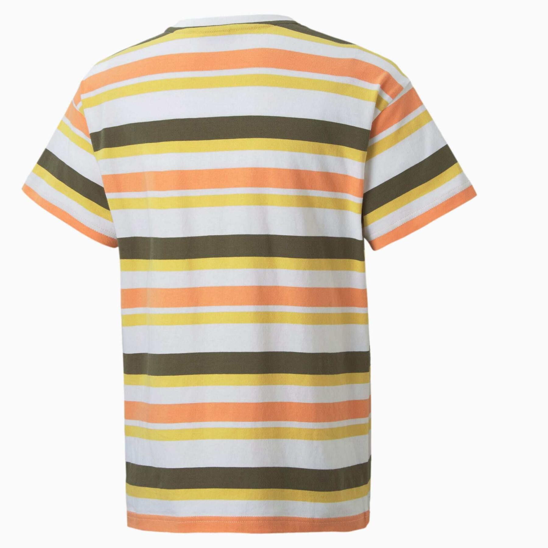Kinder-T-shirt Puma Alpha Striped