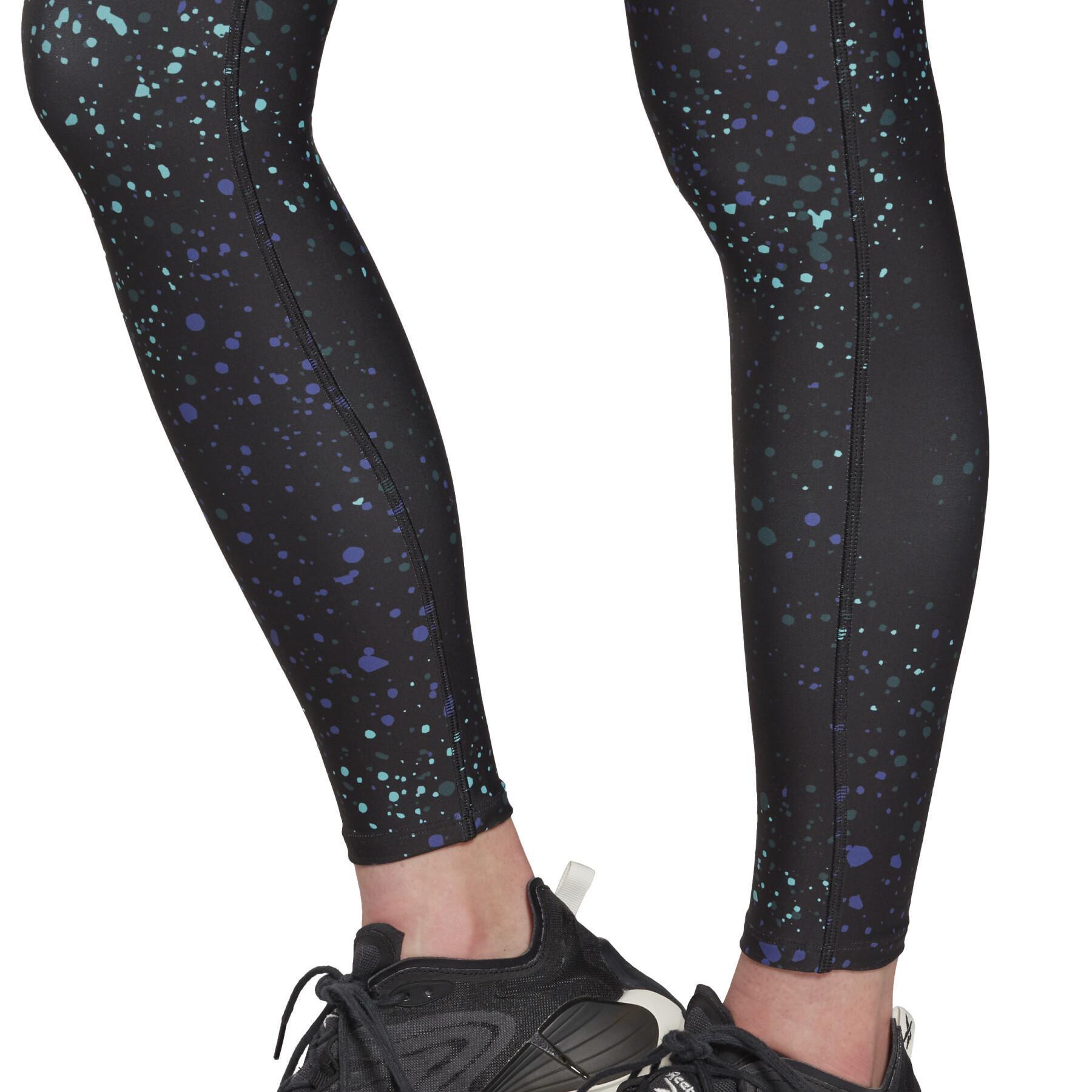 Dames legging Reebok Lux 2.0 Multi-Colored Speckle