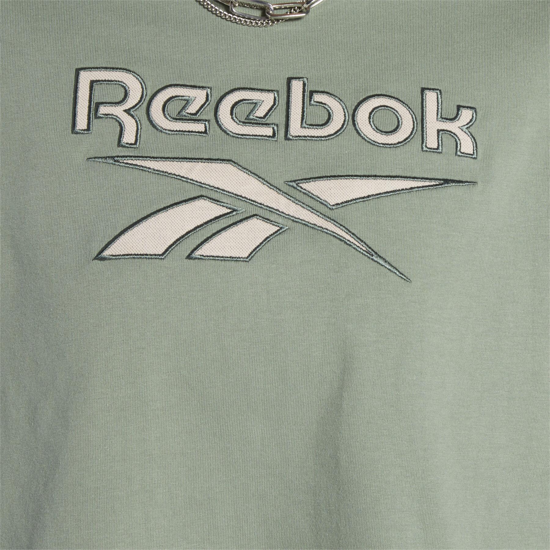 Vrouwen crop top T-shirt Reebok Classics Big Logo