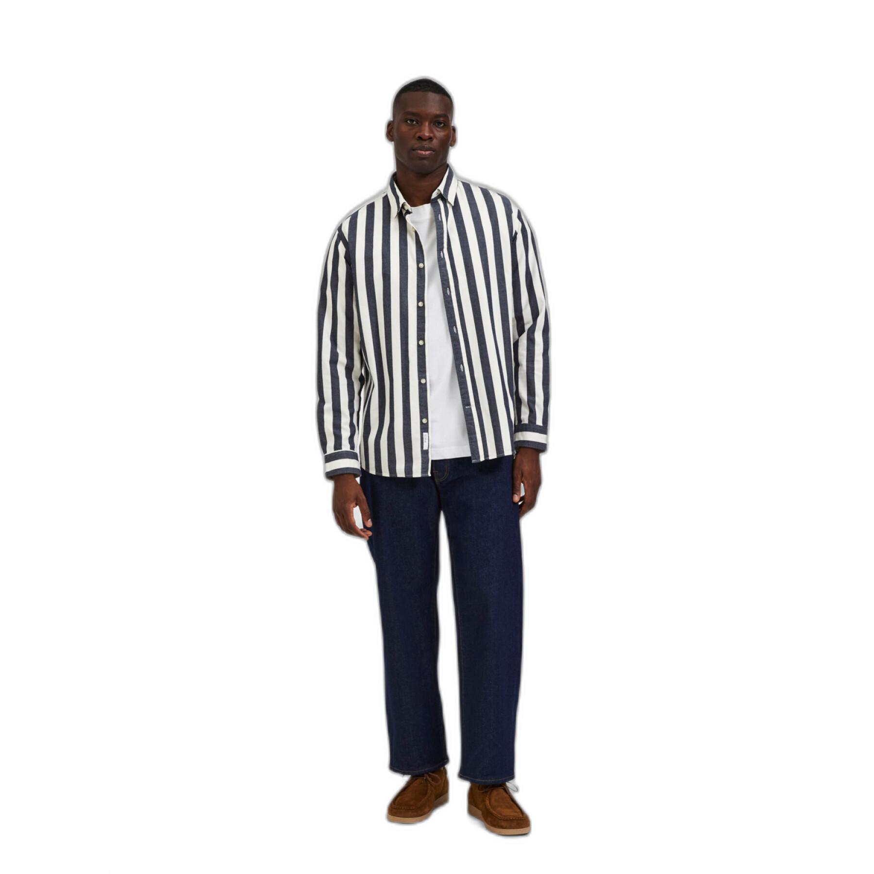 Overhemd Selected Slhregpecko Stripes W