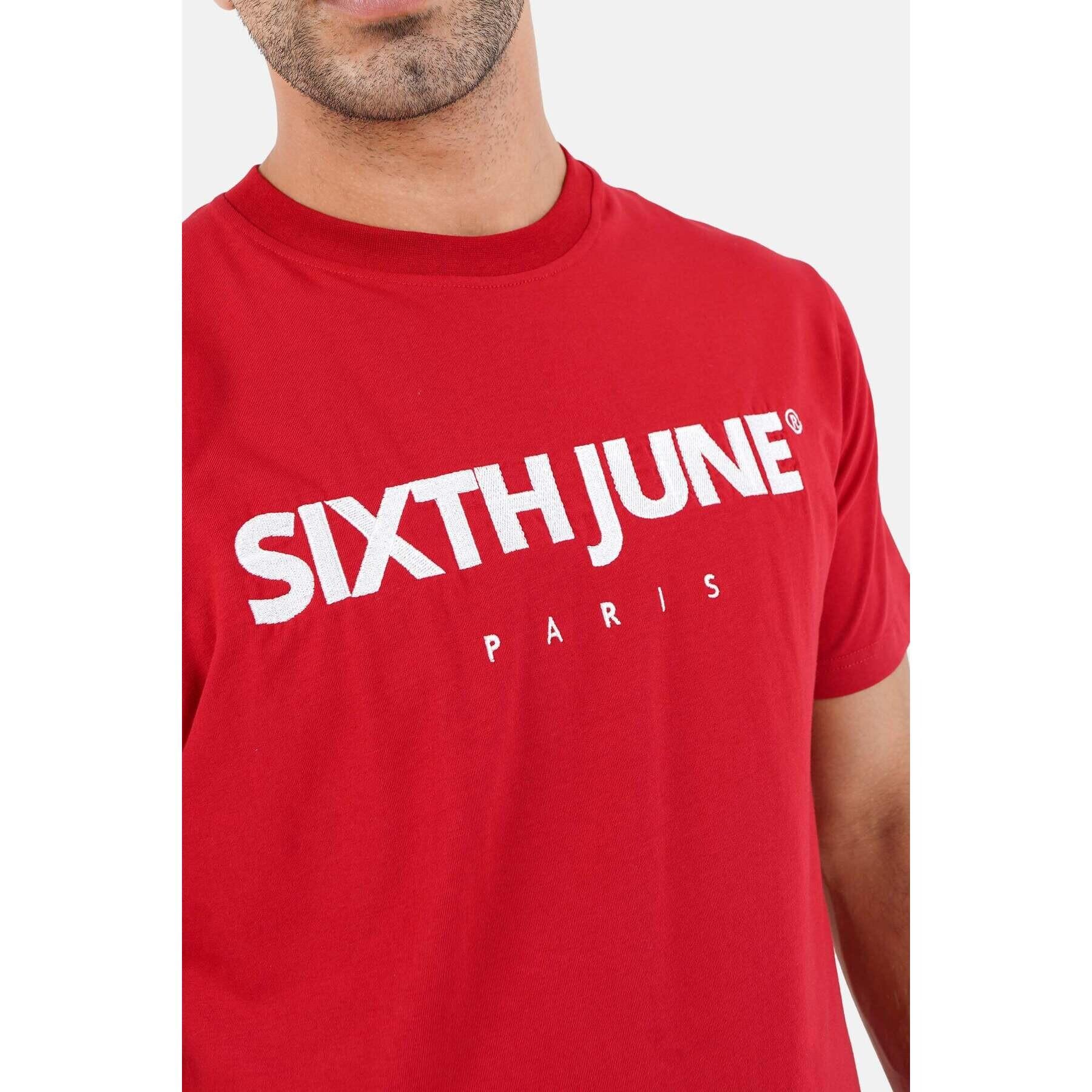Geborduurd T-shirt Sixth June Essentials