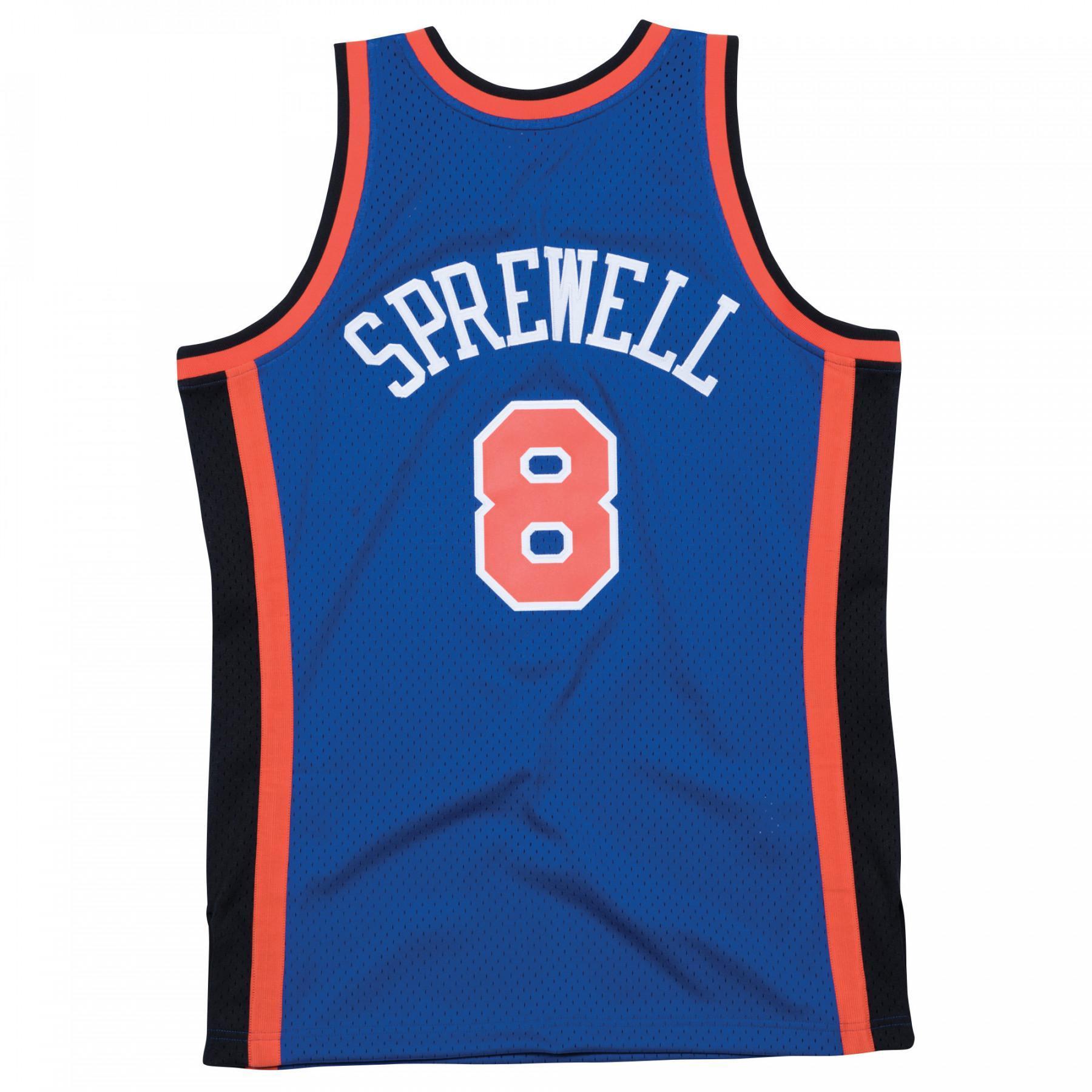Jersey New York Knicks Swingman Latrell Sprewell #8