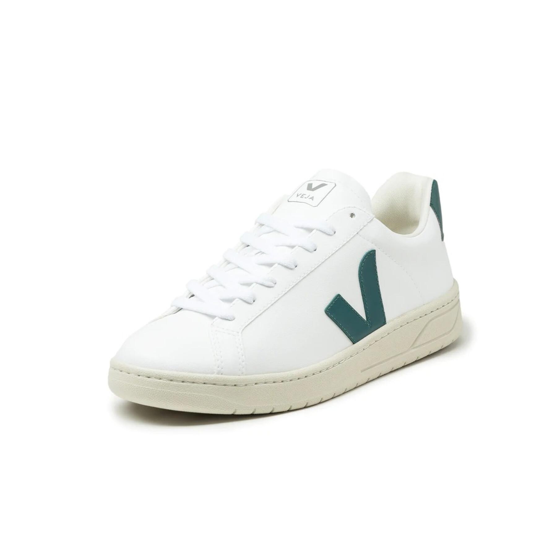 Dames sportschoenen Veja V-12 Leather Extra-White Marsala Nautico