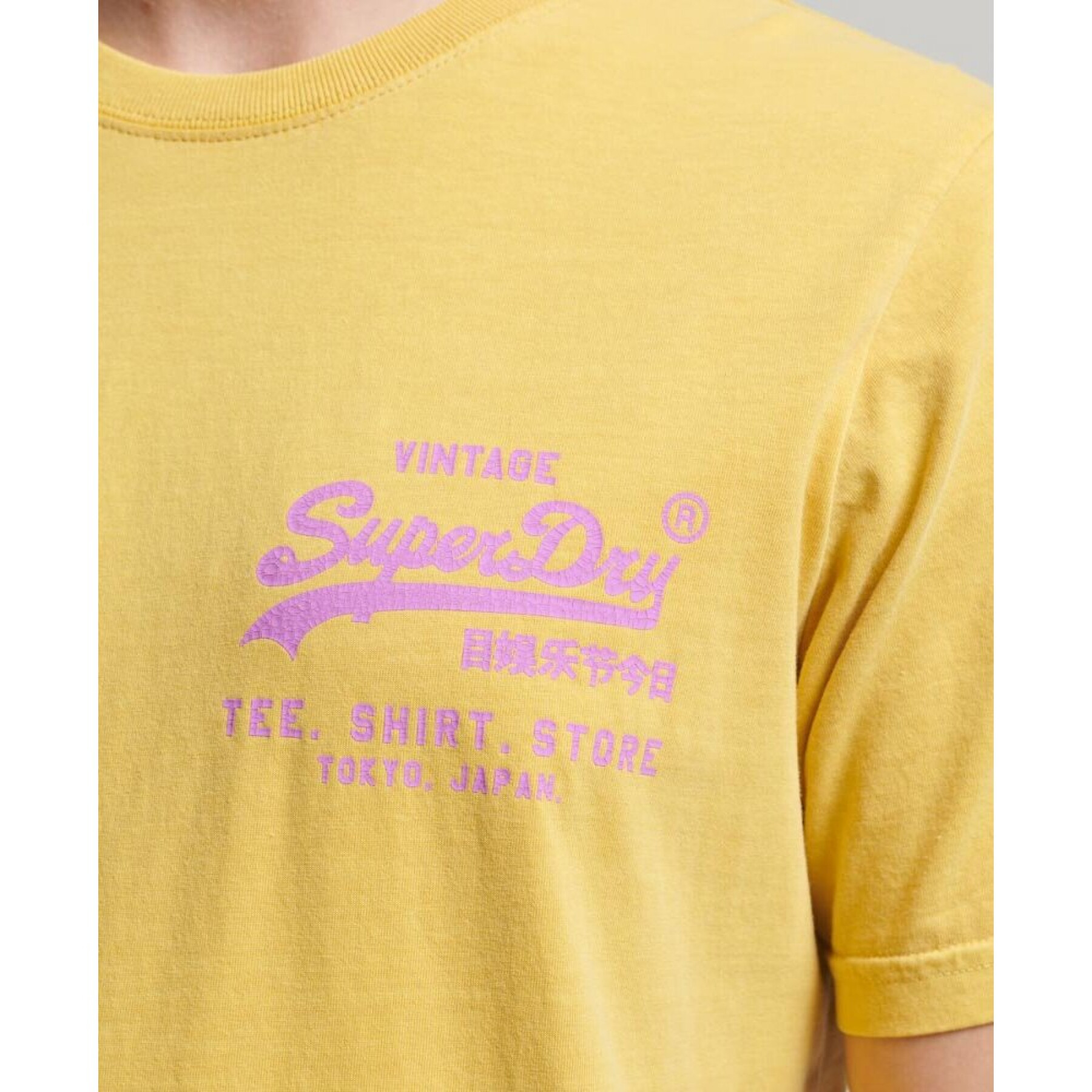 T-shirt Superdry Vintage Logo fluo