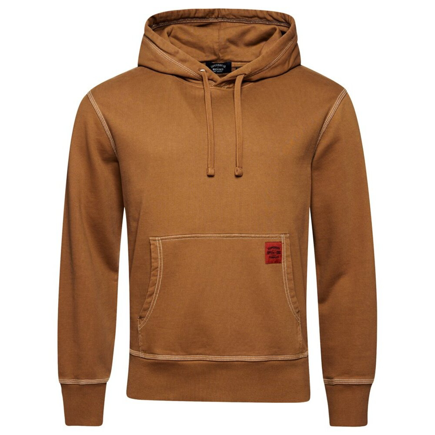 Casual hoodie met contrasterende stiksels Superdry