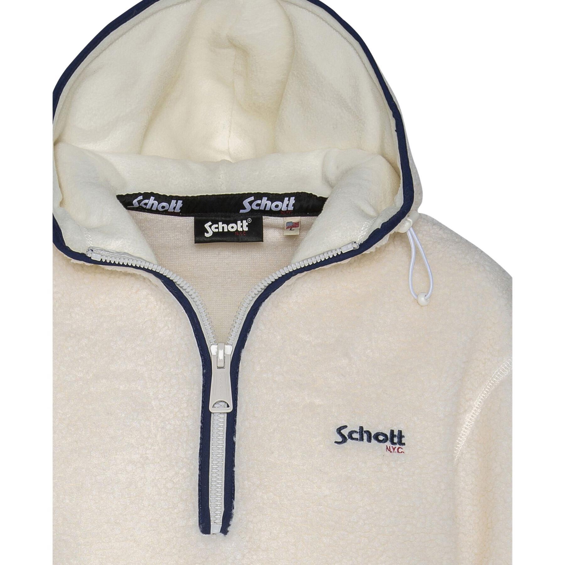 Hooded sweatshirt Schott Logo Casual