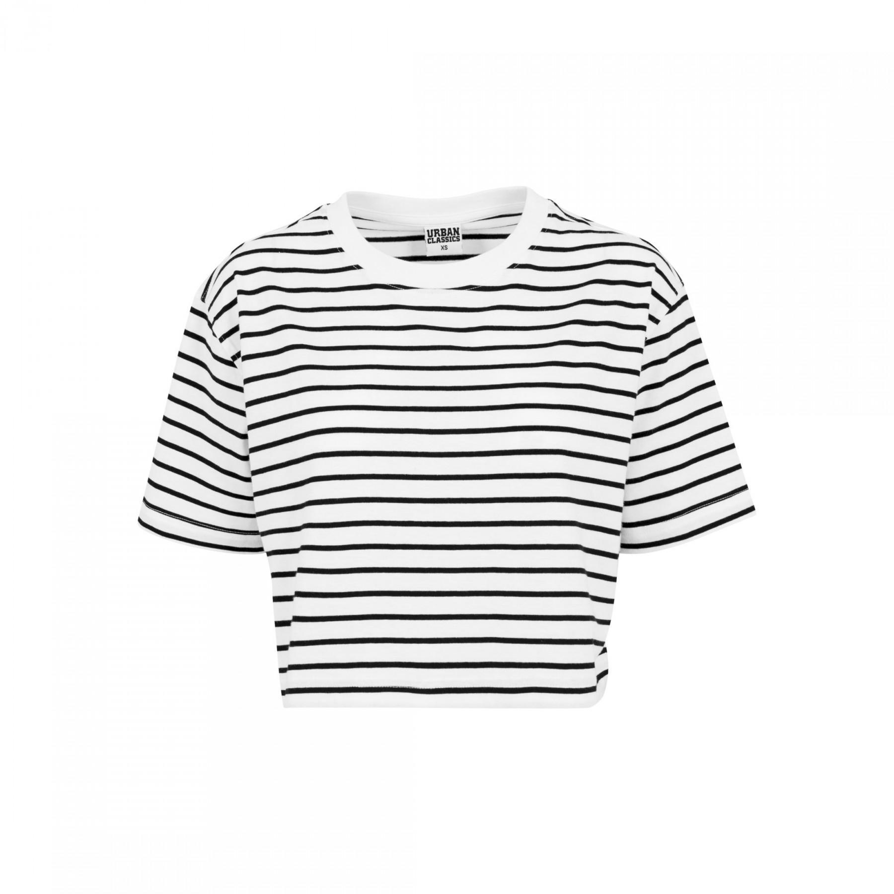 Urban Classic Striped Oversized T-shirt voor vrouwen