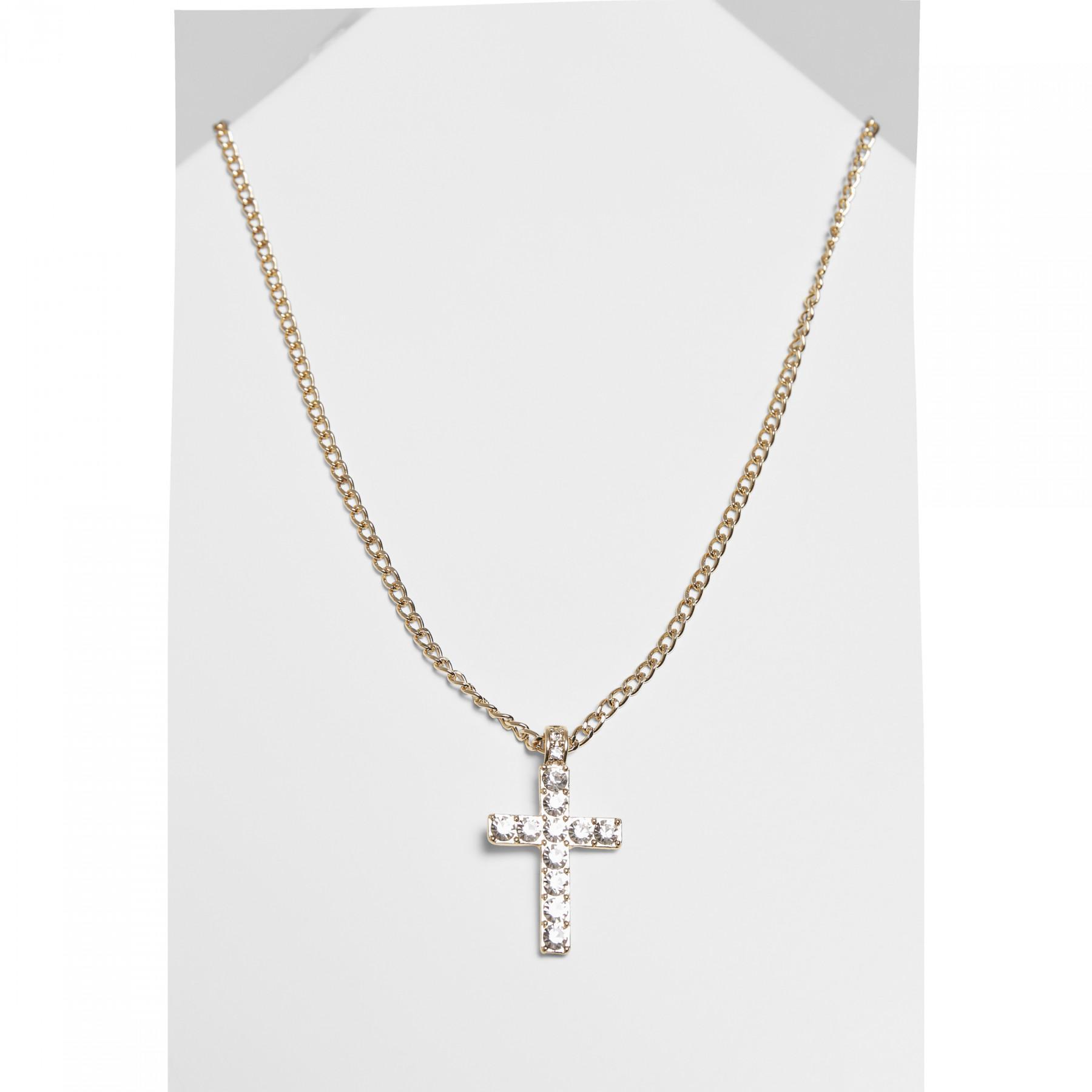 Halsketting Urban Classics diamond cross