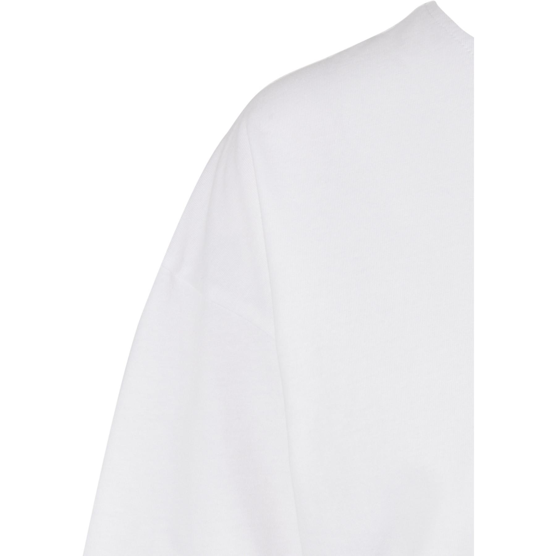 Dames-T-shirt jurk Urban Classics organic oversized slit