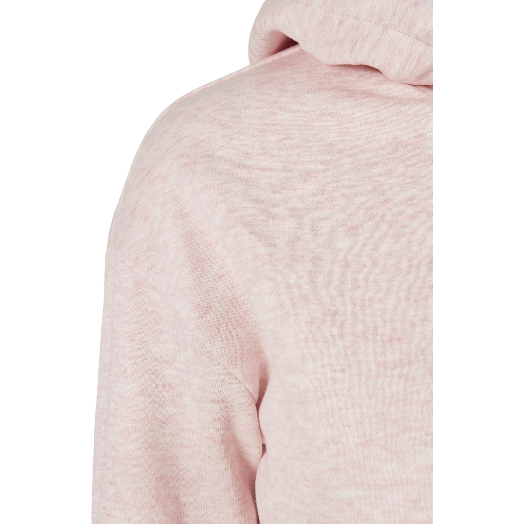 Dames sweatshirt Urban Classics color melange-grandes tailles