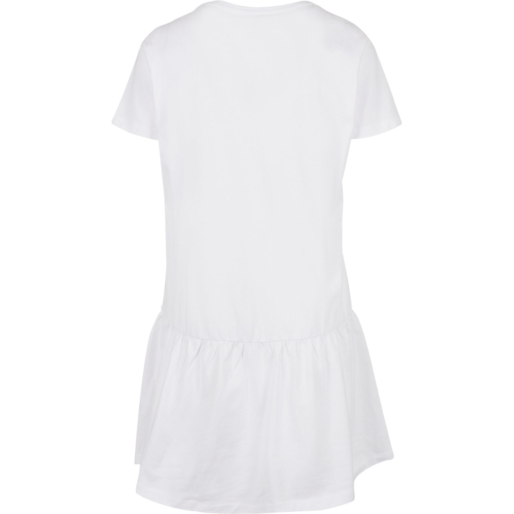 Dames-T-shirt jurk Urban Classics valance-grandes tailles