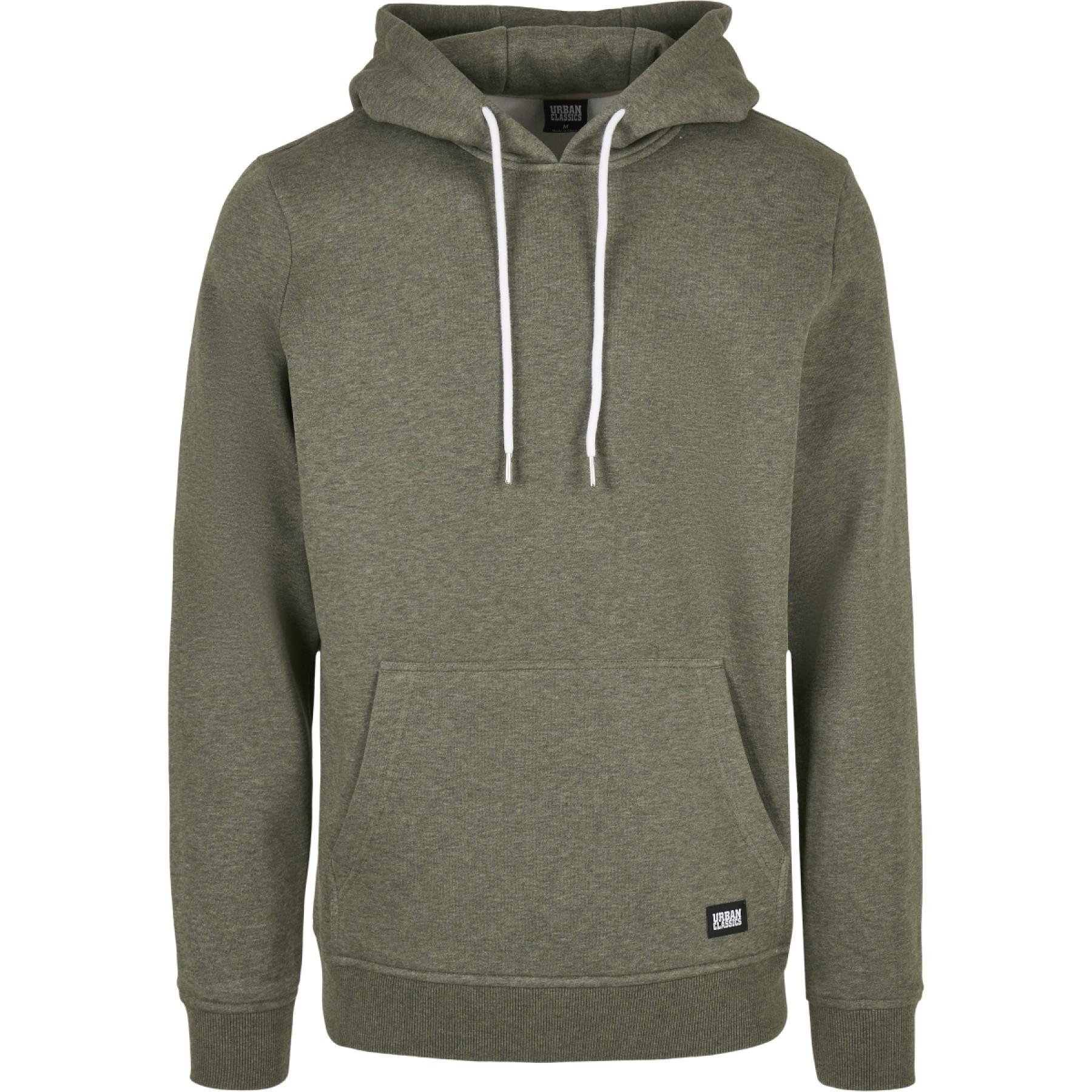 Hooded sweatshirt Urban Classics basic melange-grandes tailles