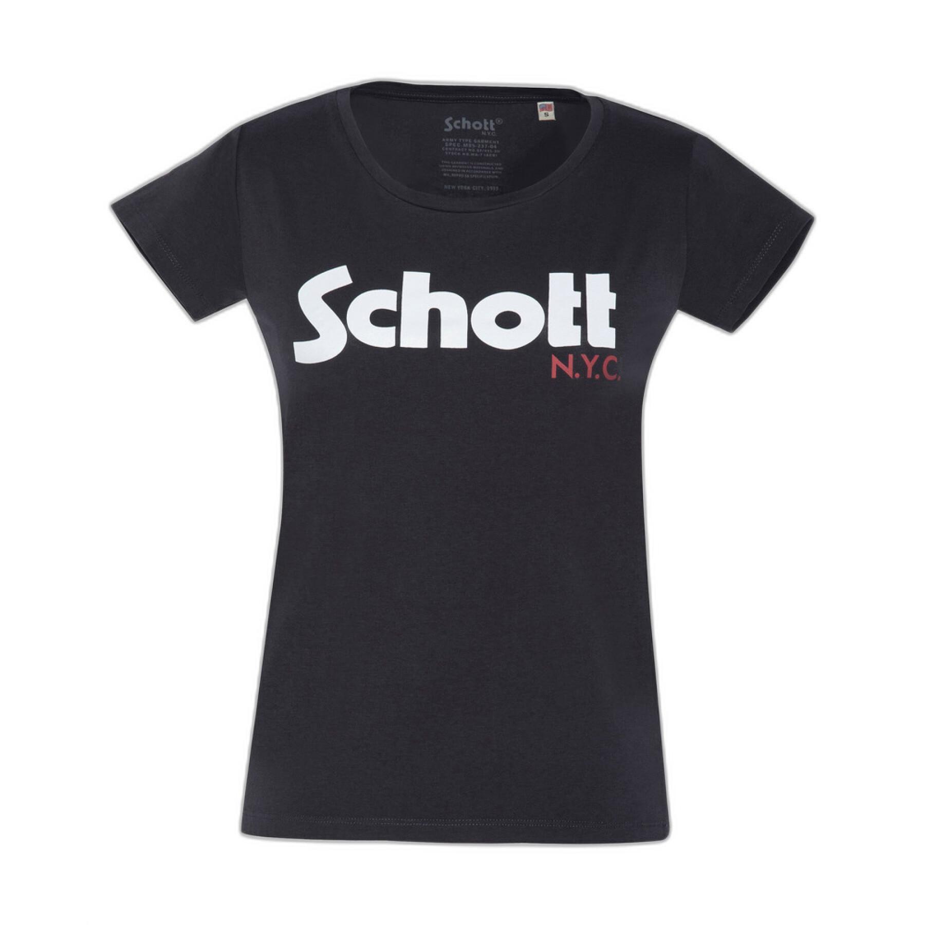 T-shirt met opdruk voor dames Schott