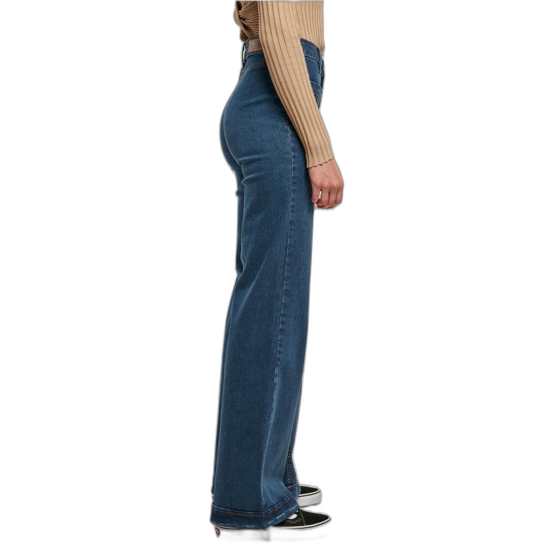 Jeans uitlopende dameskleding Urban Classics Vintage