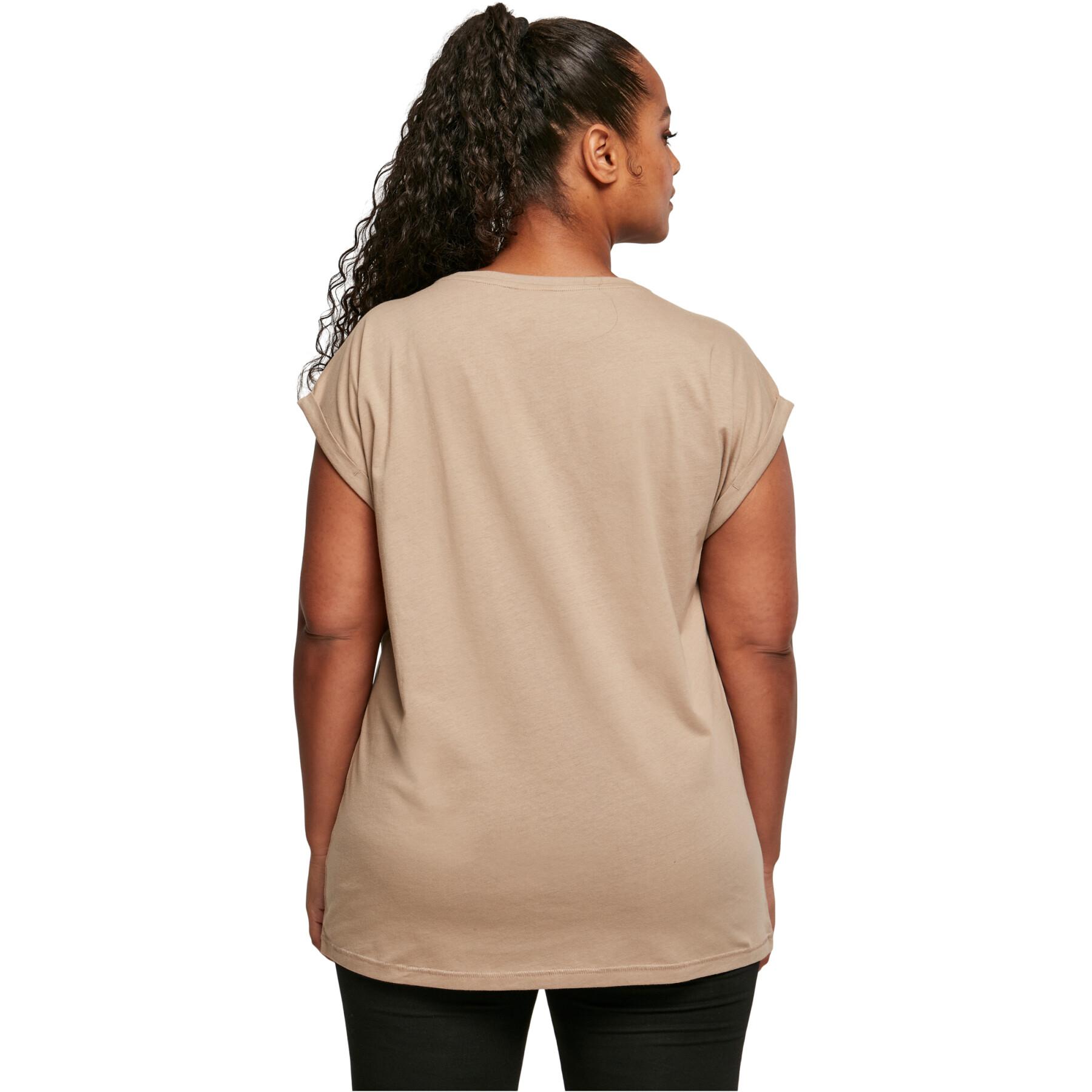 Dames-T-shirt Urban Classics Extended Shoulder