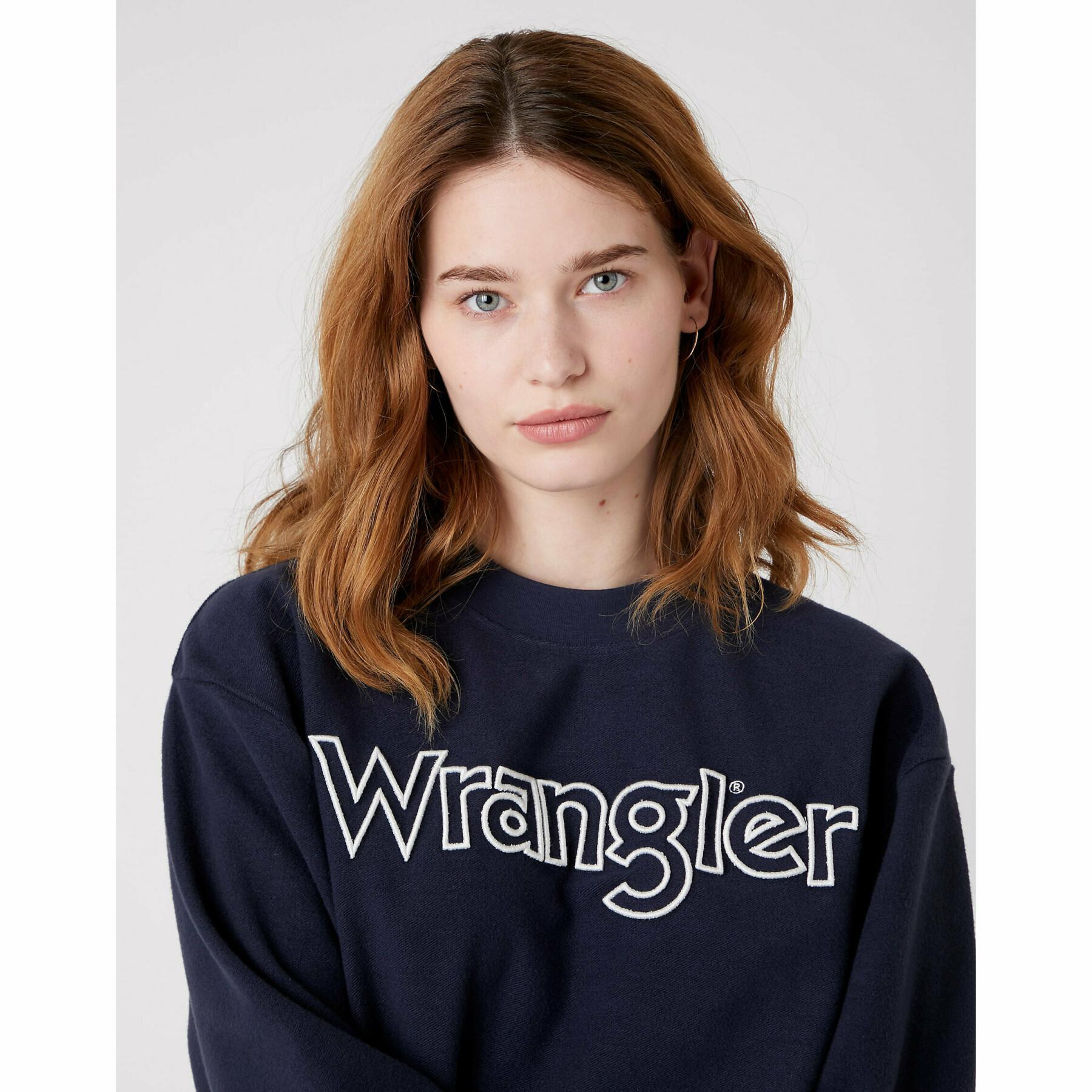 Dames sweatshirt Wrangler Retro