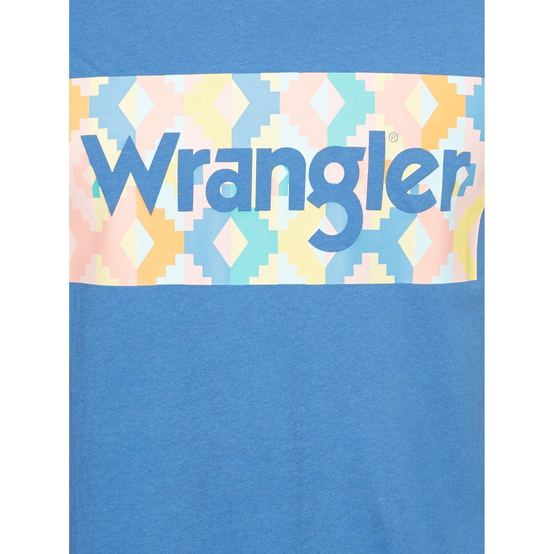T-shirt Wrangler summer logo