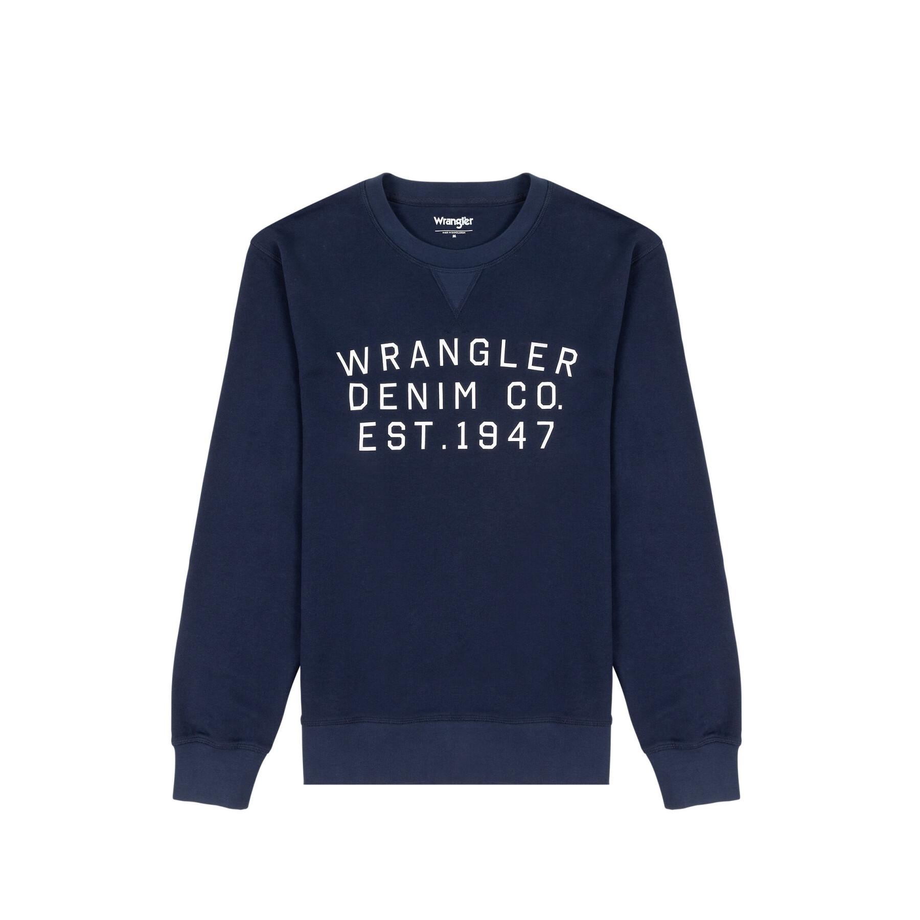 Sweatshirt ronde hals Wrangler Graphic