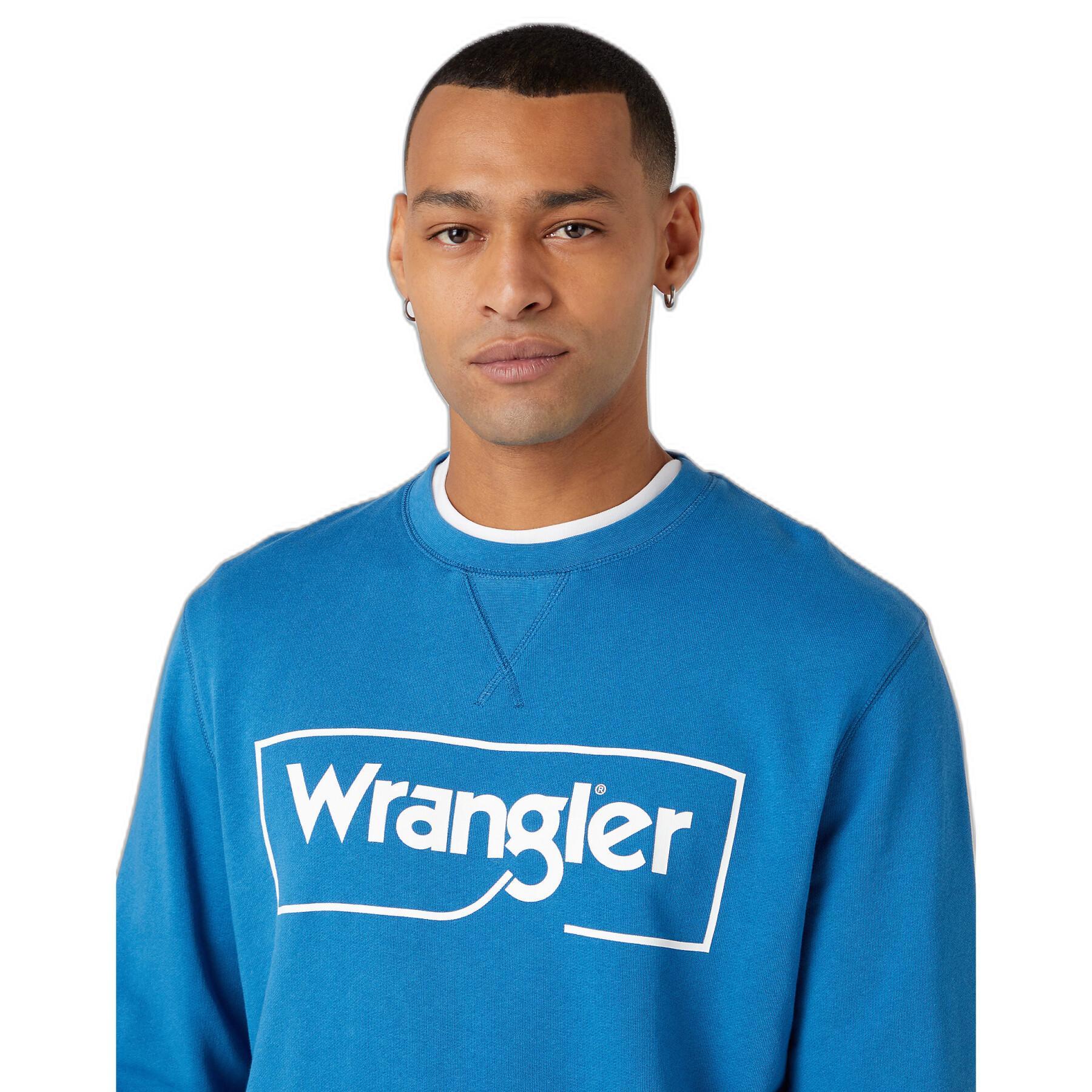 Sweatshirt ronde hals Wrangler Frame Logo