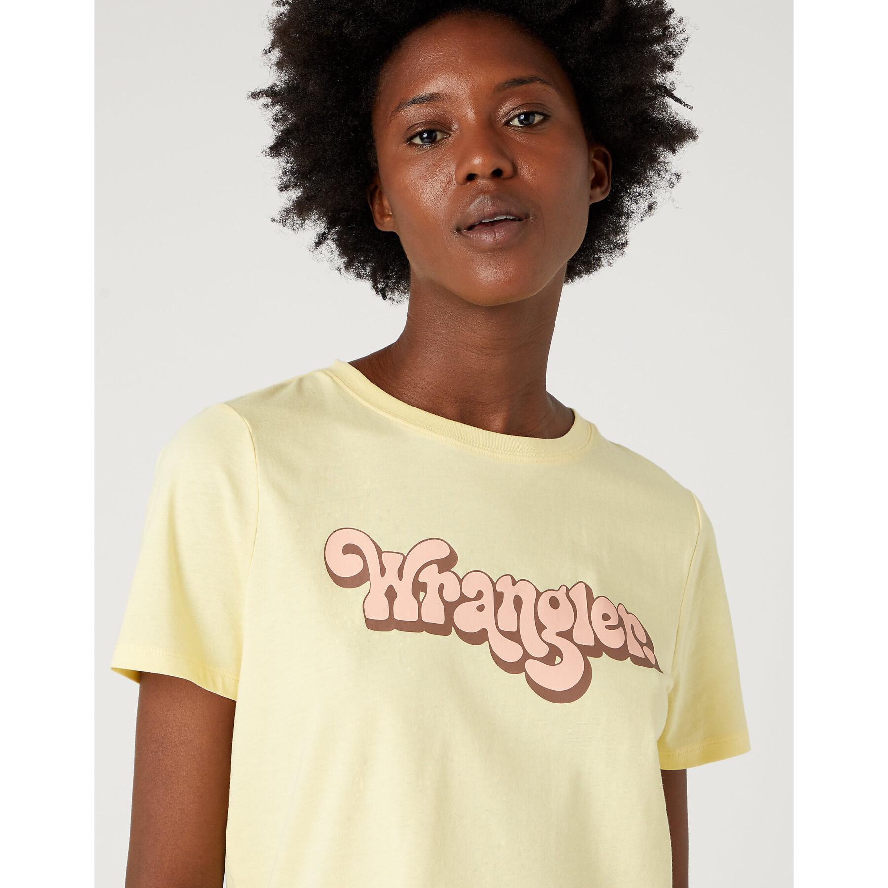 Dames-T-shirt Wrangler Regular
