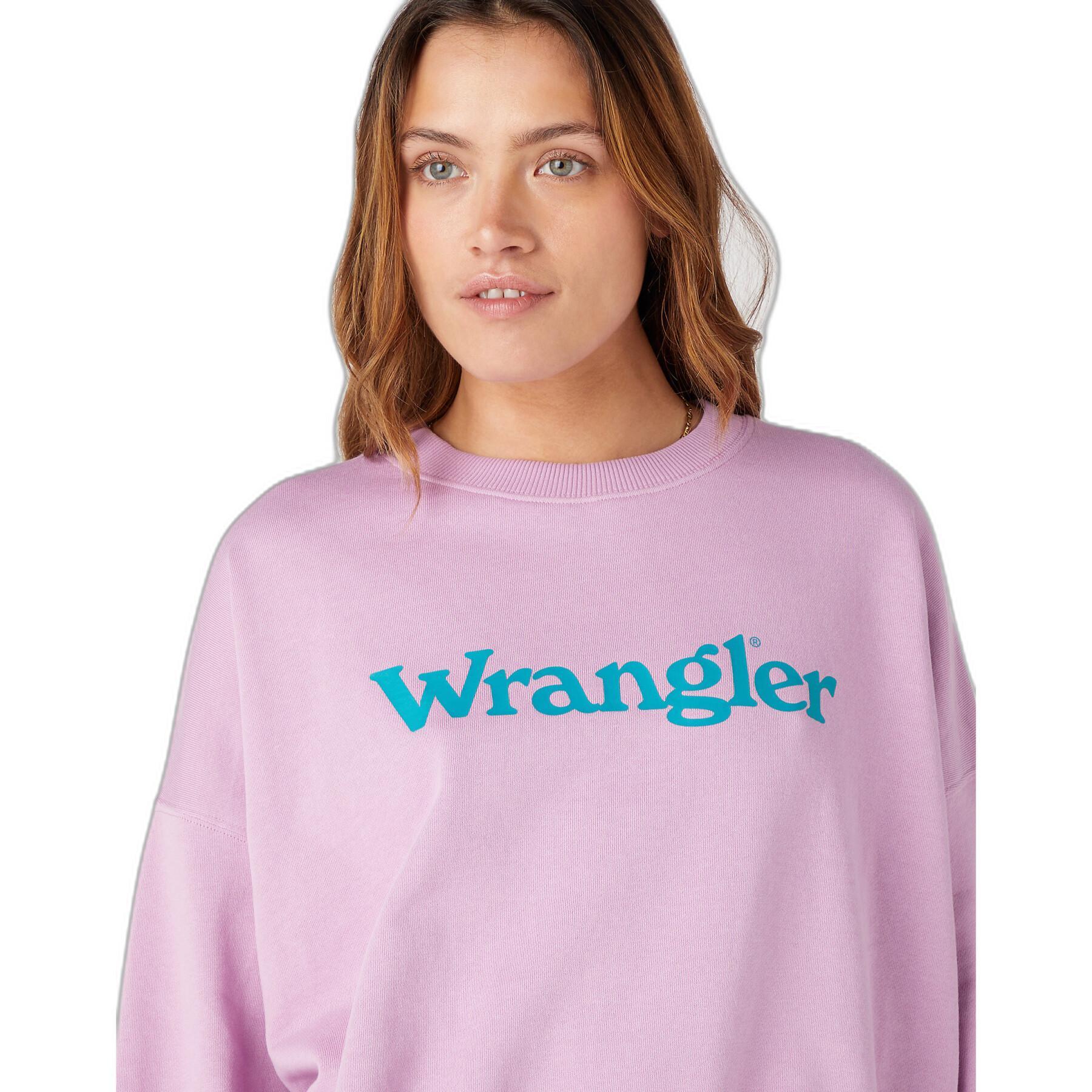Dames sweatshirt met capuchon Wrangler Relaxed