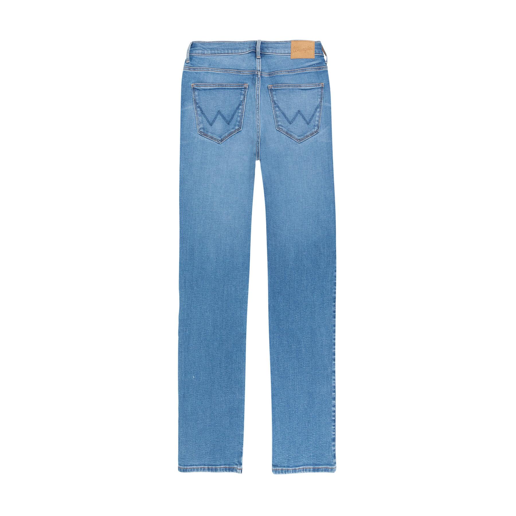 Jeans slanke pasvorm voor dames Wrangler