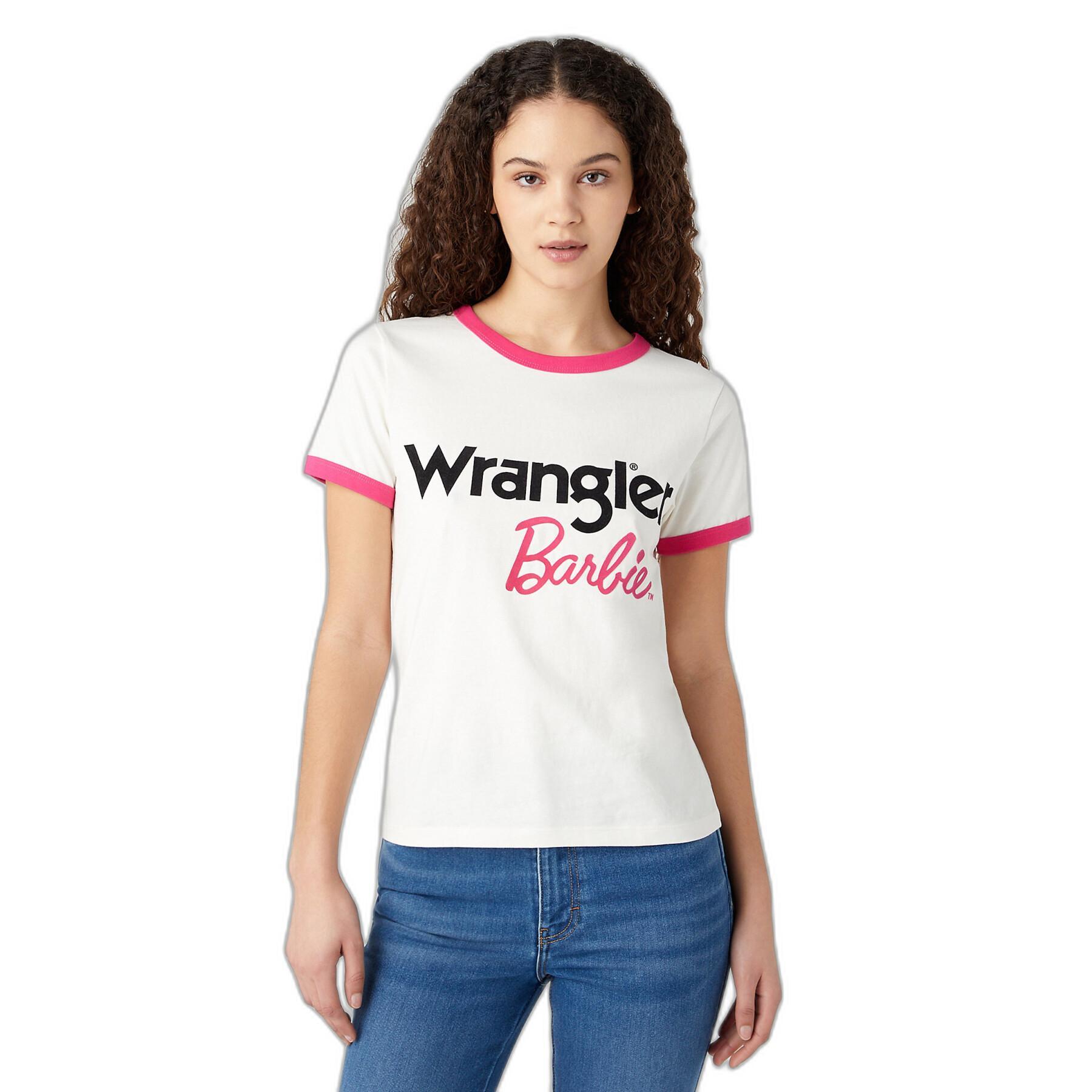 Dames-T-shirt Wrangler Ringer