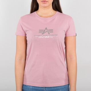 Dames-T-shirt Alpha Industries New Basic Foil Print