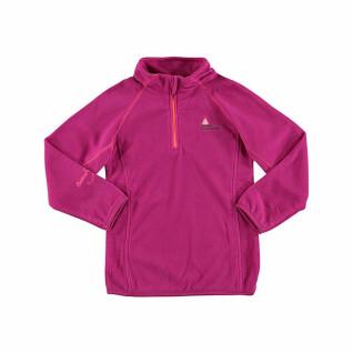 Microfleece sweatshirt met halve rits voor meisjes Peak Mountain Gafine