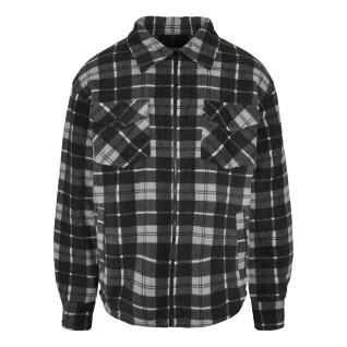 Jas Urban Classics plaid teddy lined-grandes tailles
