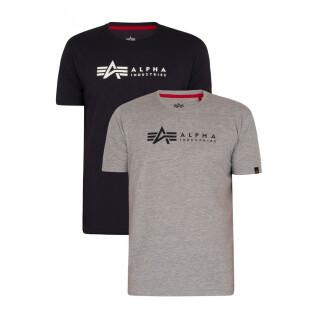 T-shirt Alpha Industries Label T 2 Pack