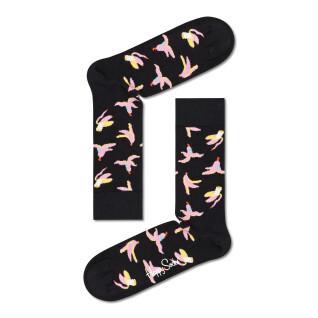 Sokken Happy Socks Ribbed Embroidery Banana Break