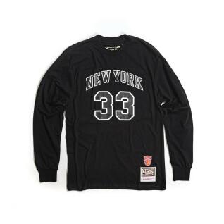 T-shirt New York Knicks number print ls