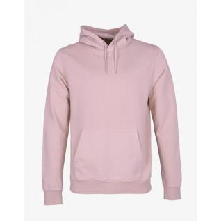 Hooded sweatshirt Colorful Standard Faded Pink