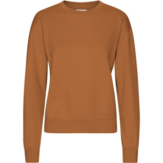 Dames sweatshirt met ronde hals Colorful Standard Classic Organic Ginger Brown