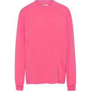 T-shirt met lange mouwen Colorful Standard Organic oversized bubblegum pink