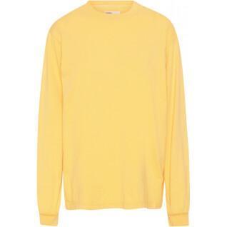 T-shirt met lange mouwen Colorful Standard Organic oversized lemon yellow