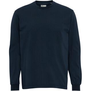 T-shirt met lange mouwen Colorful Standard Organic oversized navy blue