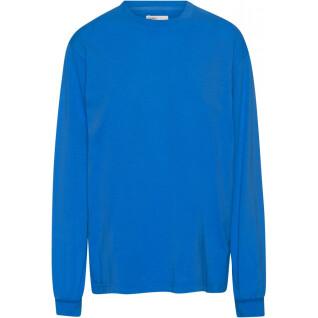 T-shirt met lange mouwen Colorful Standard Organic oversized pacific blue