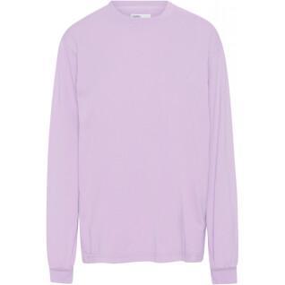 T-shirt met lange mouwen Colorful Standard Organic oversized soft lavender